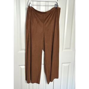bryn Walker Wide-Leg Pants in Warm Brown